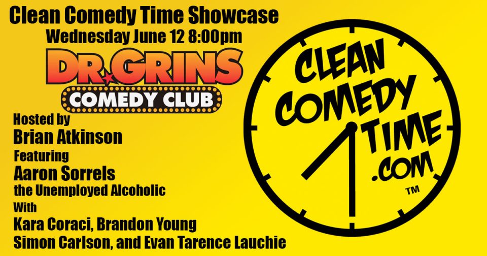 Clean Comedy Time at Dr. Grins
