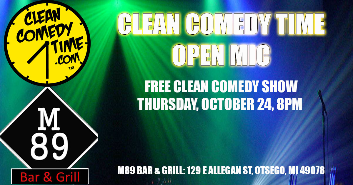 Clean Comedy Time Open Mic