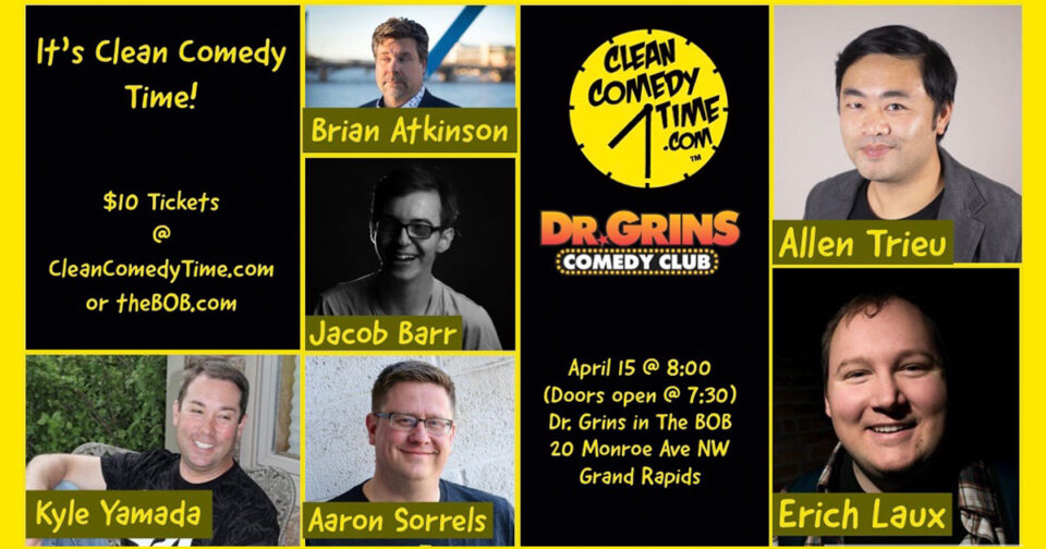 Clean Comedy Time Showcase at Dr. Grins