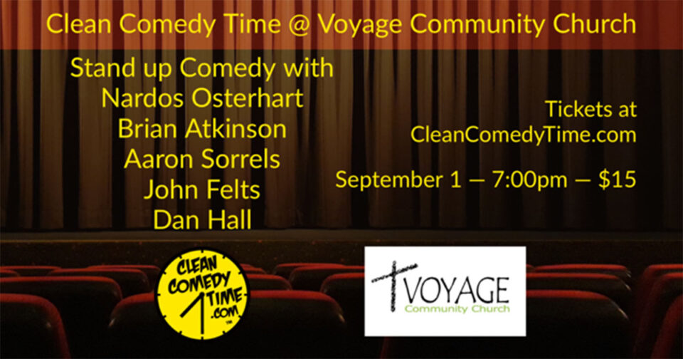 Brian Atkinson with a Clean Comedy Time Show at Voyage Community Church