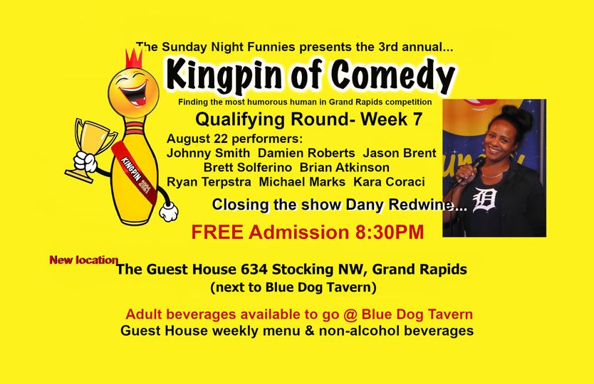 Brian Atkinson performs at the Kingpin of Comedy Competition