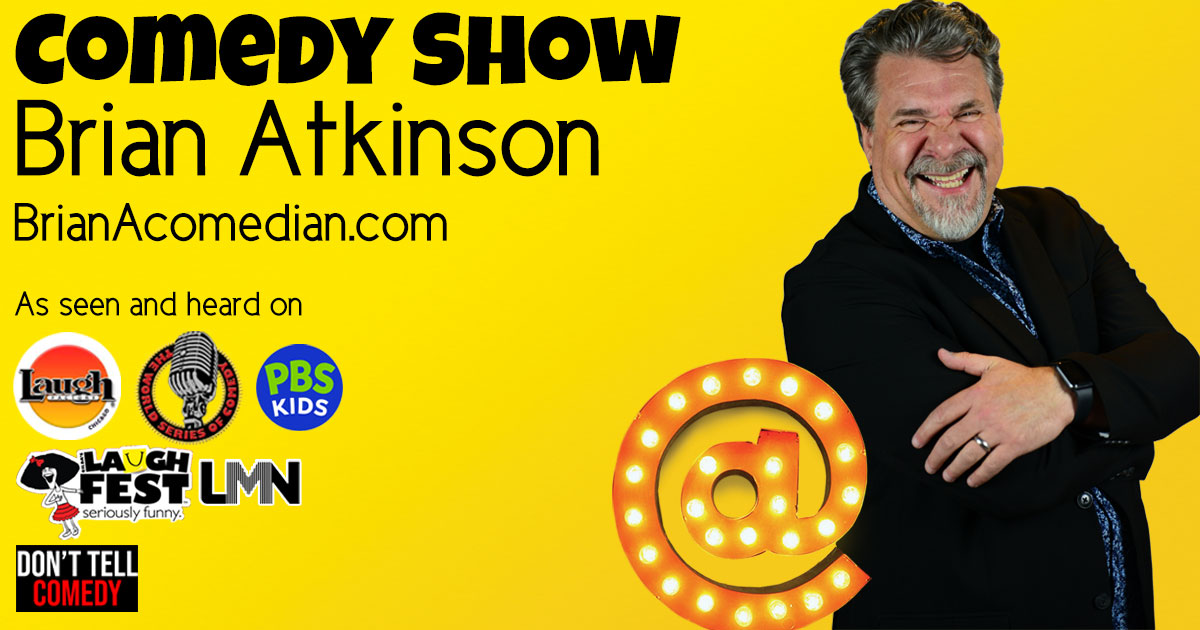 Brian Atkinson is performing a comedy show