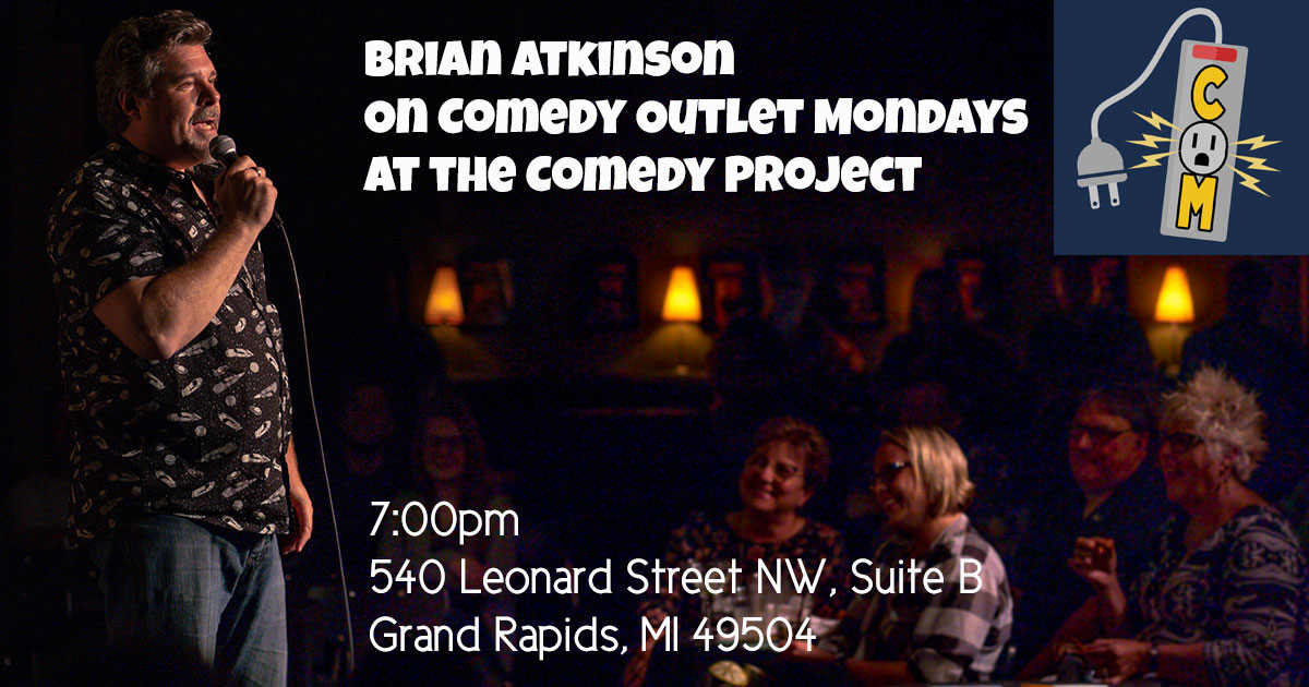 Brian Atkinson on Comedy Outlet Mondays at The Comedy Project