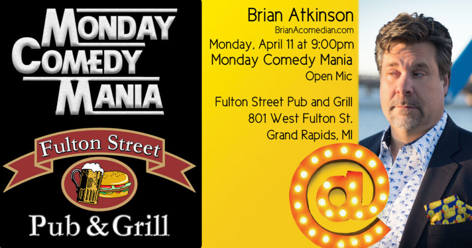 Brian Atkinson at Monday Comedy Mania