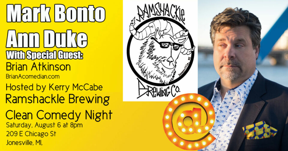 Brian Atkinson at Ramshackle Brewing Clean Comedy Night