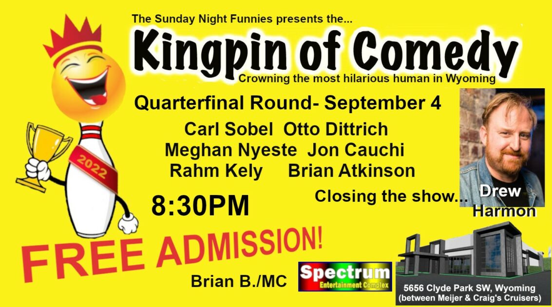 Brian Atkinson in the Sunday Night Funnies Quarterfinal round.