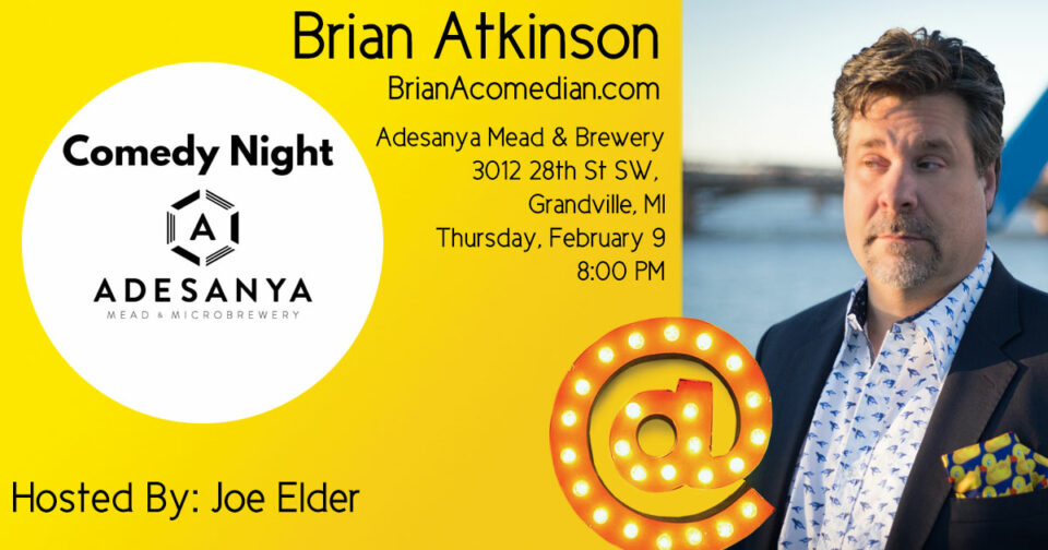Brian Atkinson performs at Adesanya Mead & Microbrewery, Thursday, February 9 at 8pm.