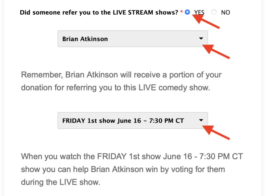 Brian Atkinson - show available by streaming.