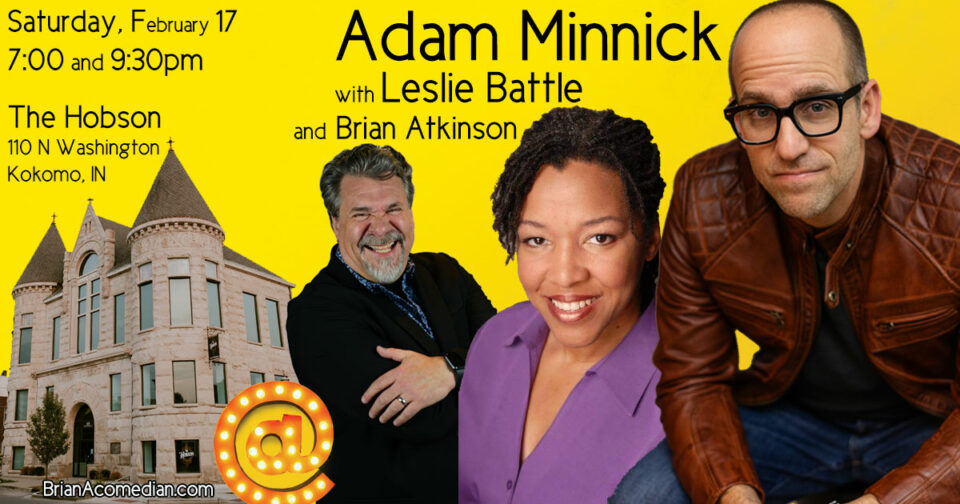 Brian Atkinson performs at The Hobson in Kokomo, Indiana featuring Leslie Battle, and headlining, Adam Minnick