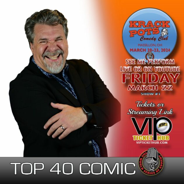 Brian Atkinson Performs in the World Series of Comedy, Friday March 22, 7:30pm at Krackpots Comedy Club in Massillon, OH.