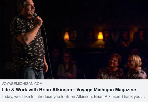 Voyage Michigan featured article - Brian Atkinson