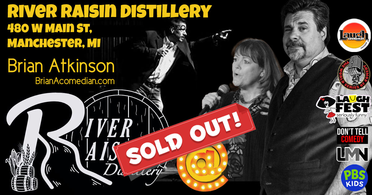Brian Atkinson is performing at a SOLD OUT River Raisin Distillery show on Saturday, February 8, in Manchester, MI with Kevin Kramis, and Julie Lyons.