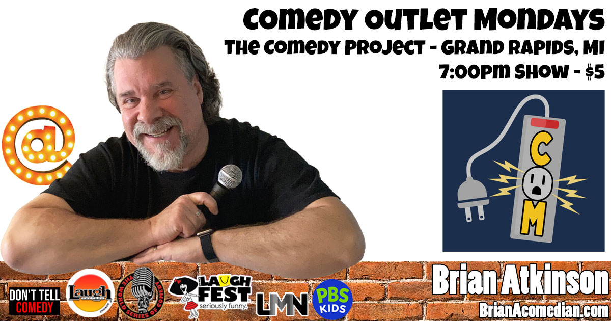 Brian Atkinson on Comedy Outlet Mondays at The Comedy Project, a weekly variety show featuring improv, sketch, standup, and other experimental comedy. 