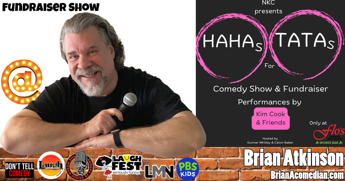 Brian Atkinson performs for a North Kent Comedy Fundraiser show at Flo's in Belmont, MI on Thursday, October 16.