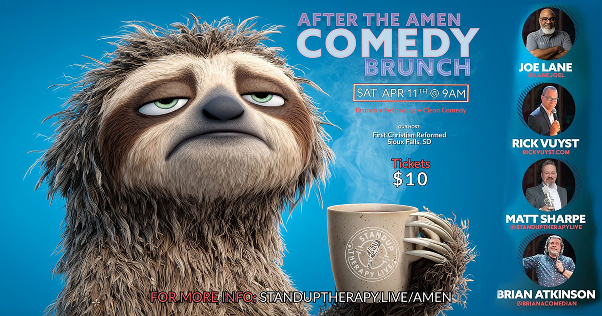 Brian Atkinson performs at First Christian Reformed Church in Sioux Falls, SD April 11 - Saturday morning at 9:00 with Joe Lane, Rick Vuyst, and Matt Sharpe.