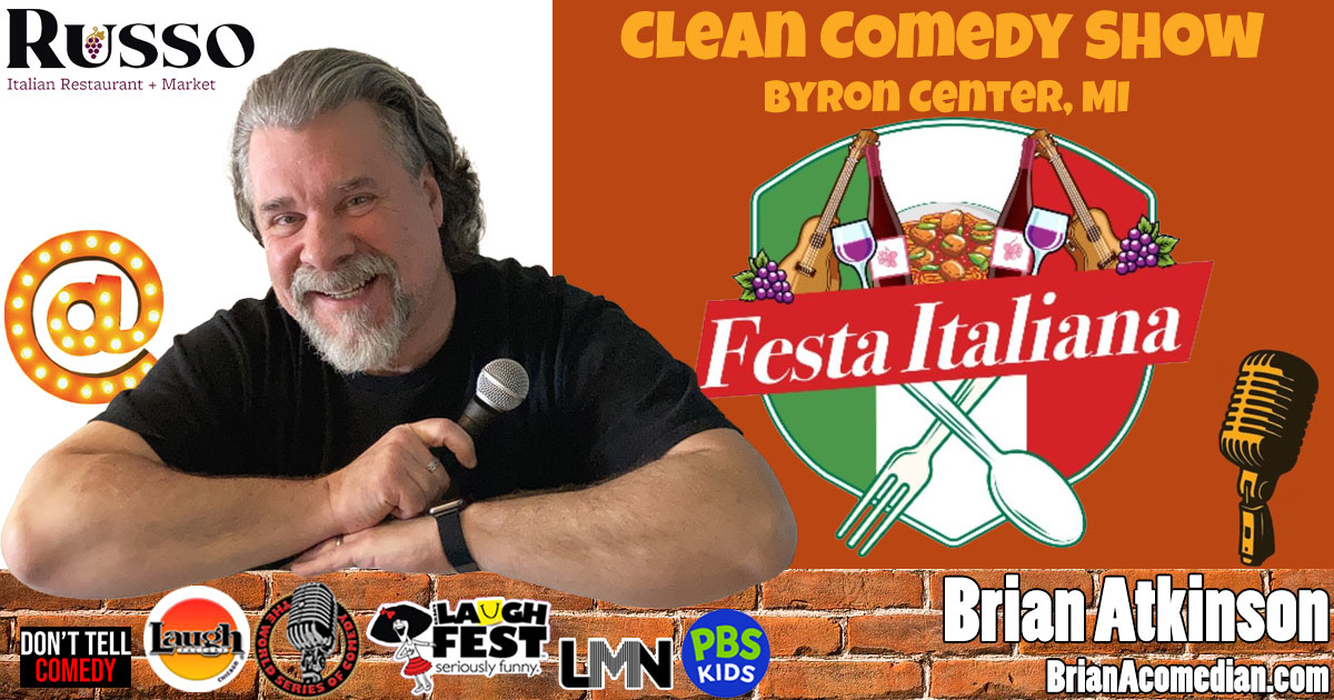 Brian Atkinson performs at Russo Italian Restaurant in Byron Center, MI at 4:30pm on Saturday, July 25.