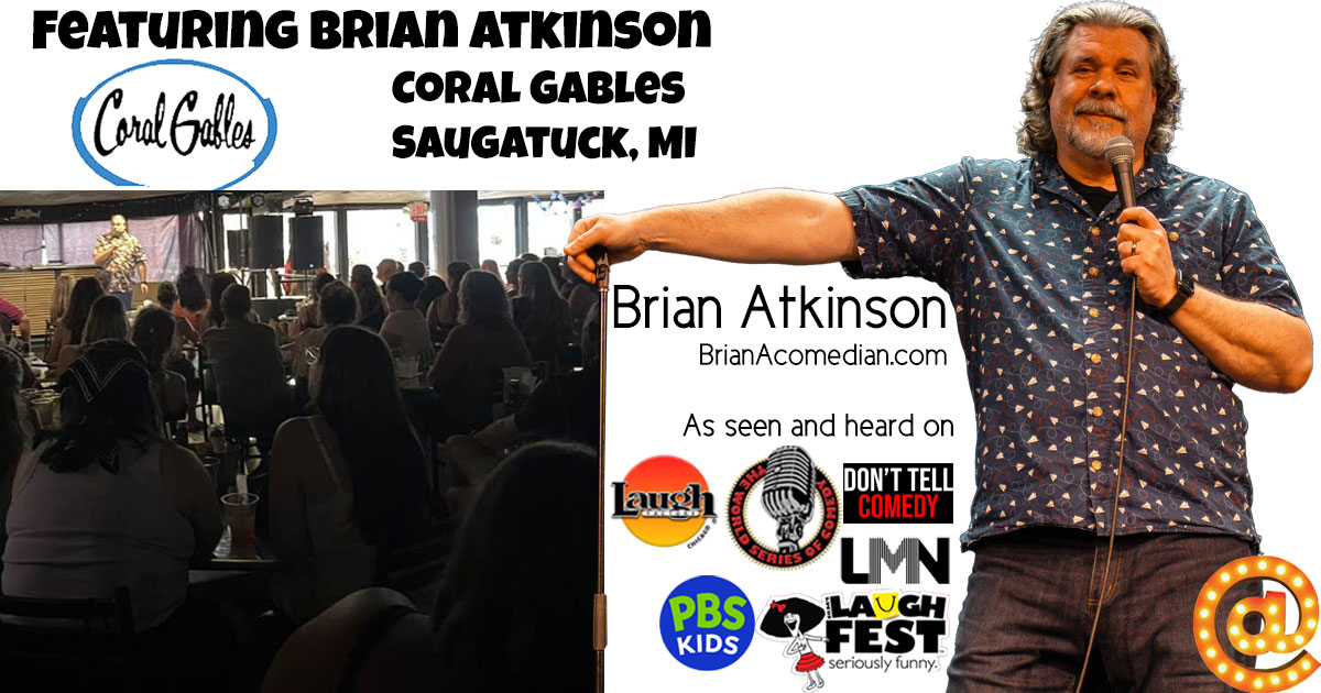 Brian Atkinson features at Coral Gables in Saugatuck, MI on Saturday, December 5.